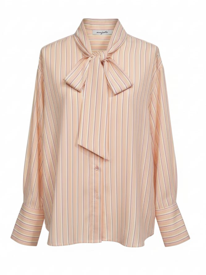 Camicia Tracy con fiocco - Pesca donna