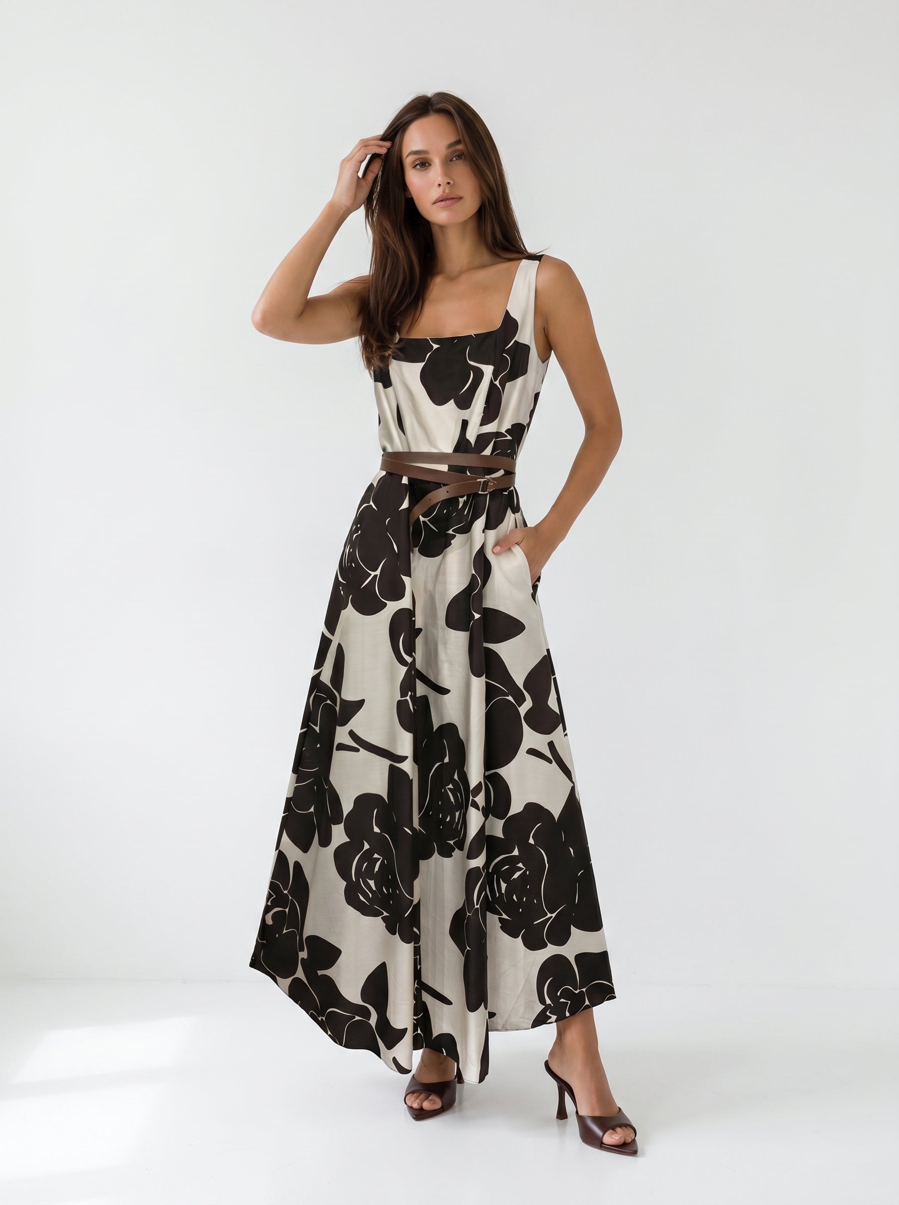 Abito Noa - Marrone fantasia donna