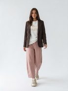 Giacca Katia in ecocamoscio – Marrone donna