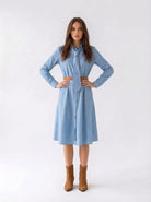 Abito Chemisier Lyan - denim medio donna