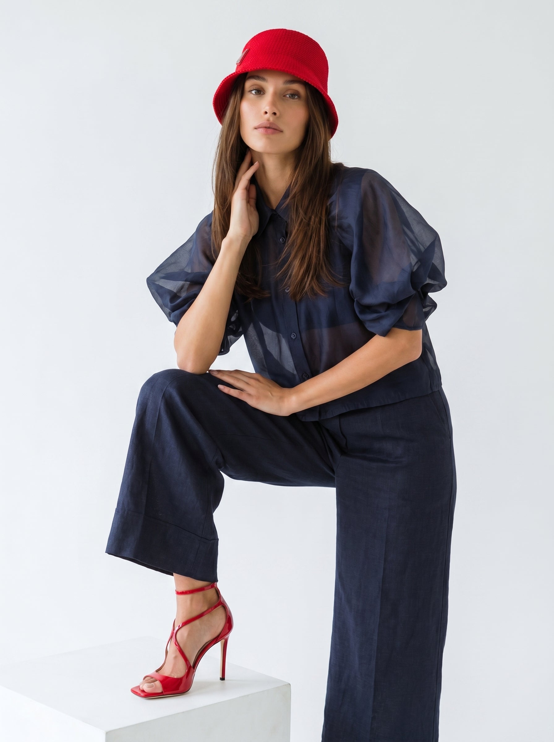 Pantalone Maya - Blu donna