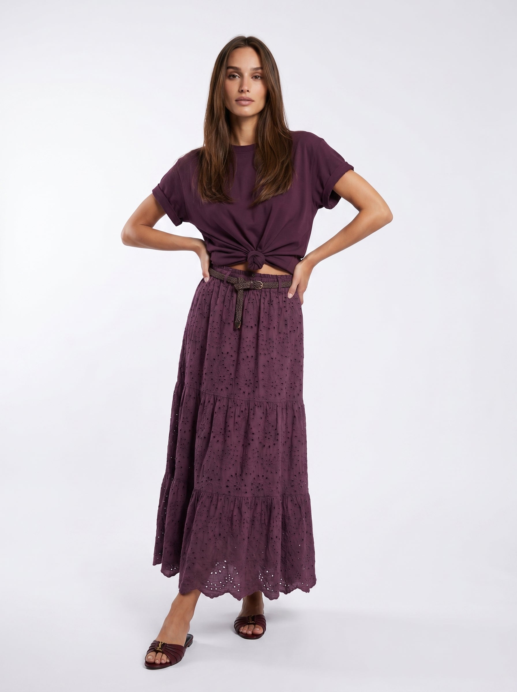 Gonna Isabella - Borgogna donna