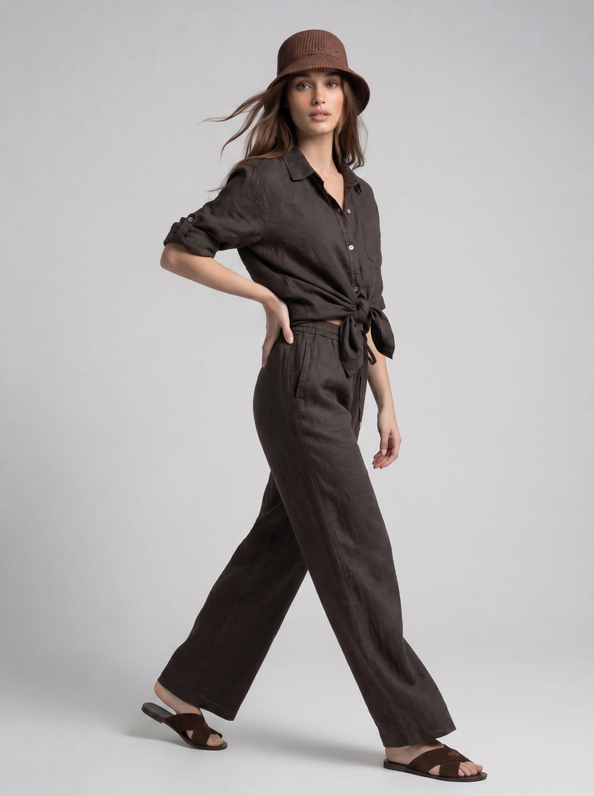 Coordinato Malaga - Marrone donna