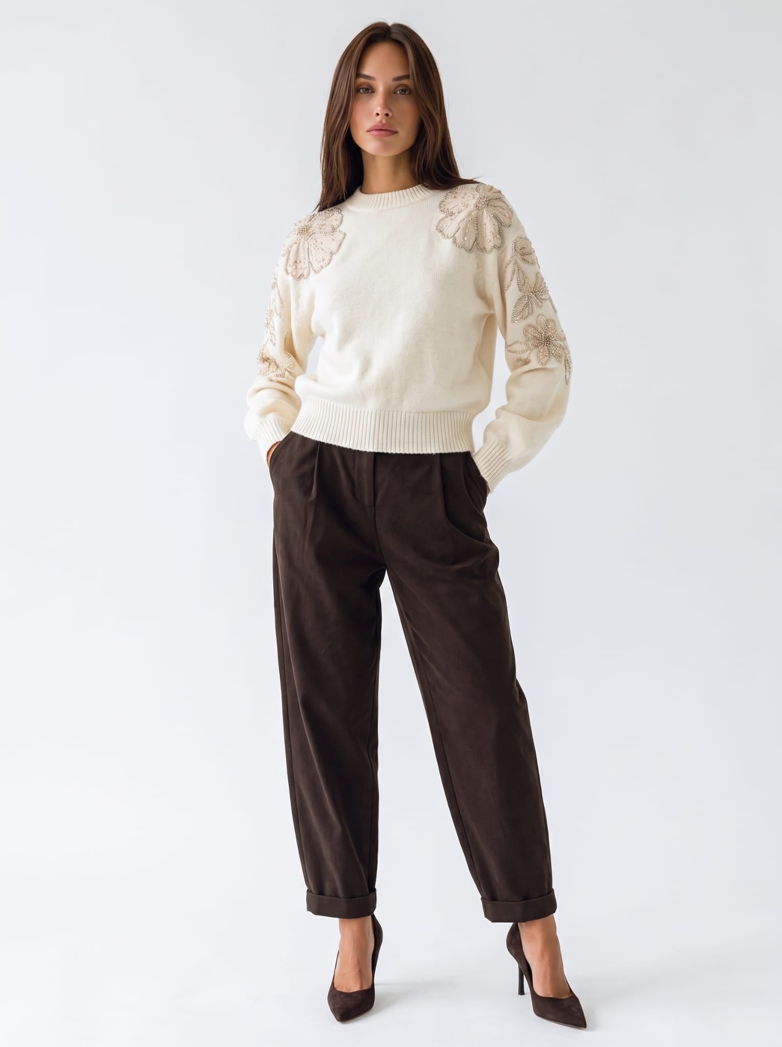 Pullover Cléophée - Panna Maglia donna