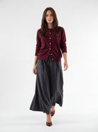 Cardigan Vivienne – Bordeaux Cardigan donna