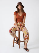 T-Shirt Adele - Ruggine donna