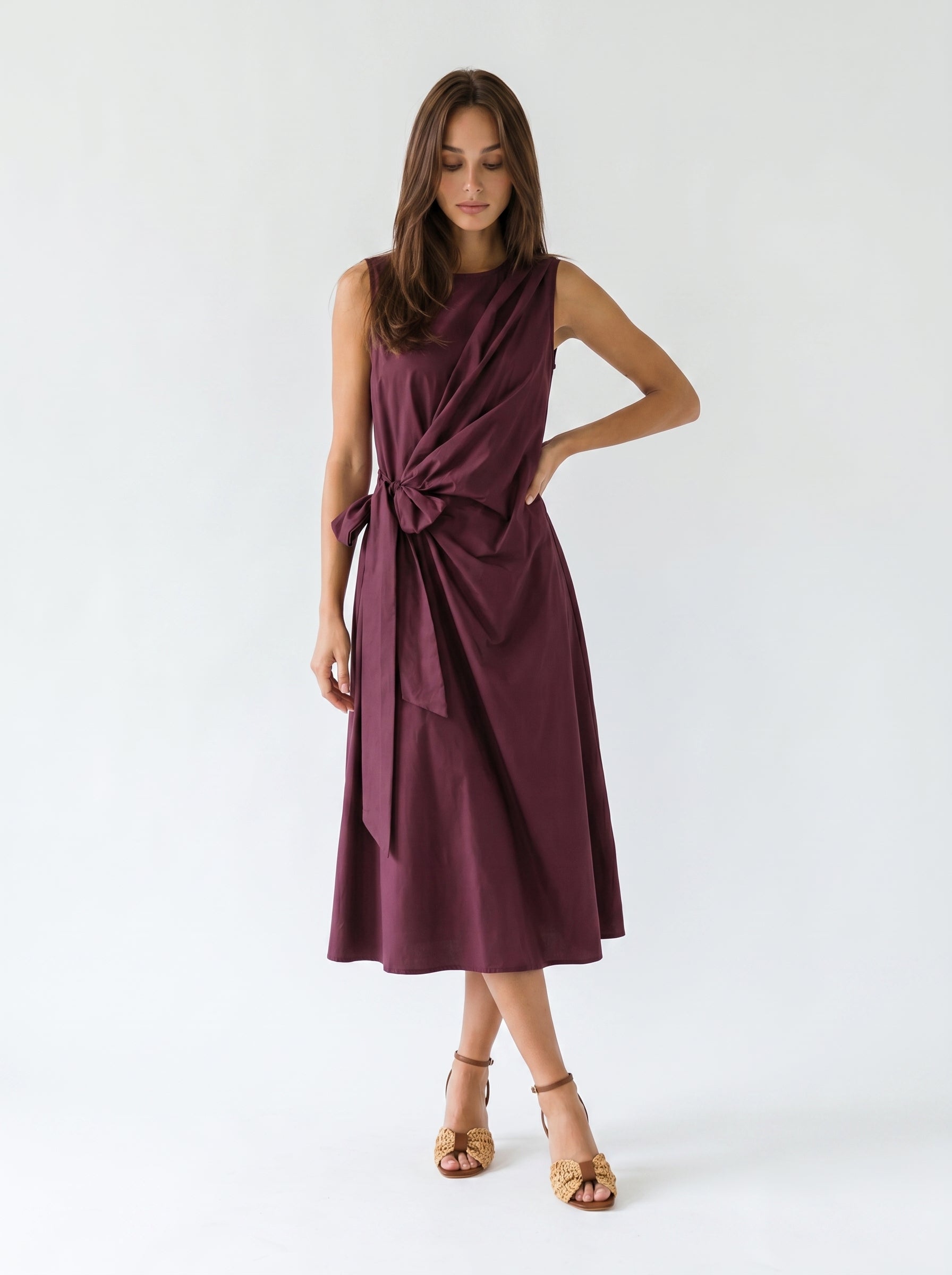 Abito Vivienne - Bordeaux donna