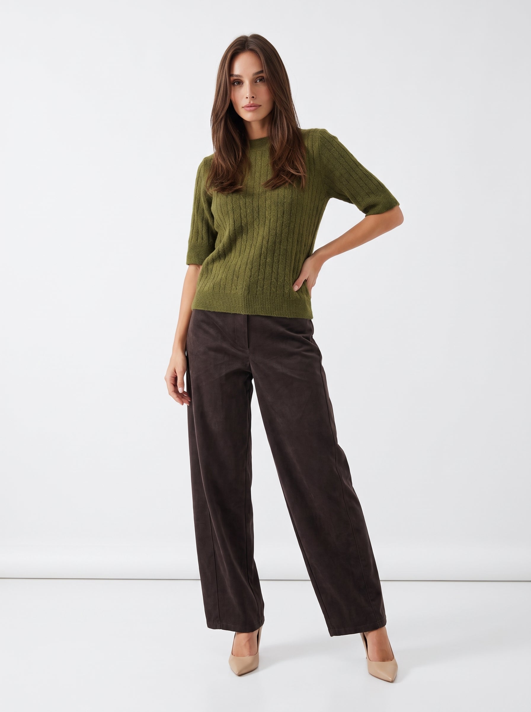 Pantalone Afra - Marrone Pantalone donna