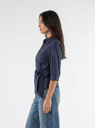 Camicia Sidonie - Blu Gessato Camicia donna