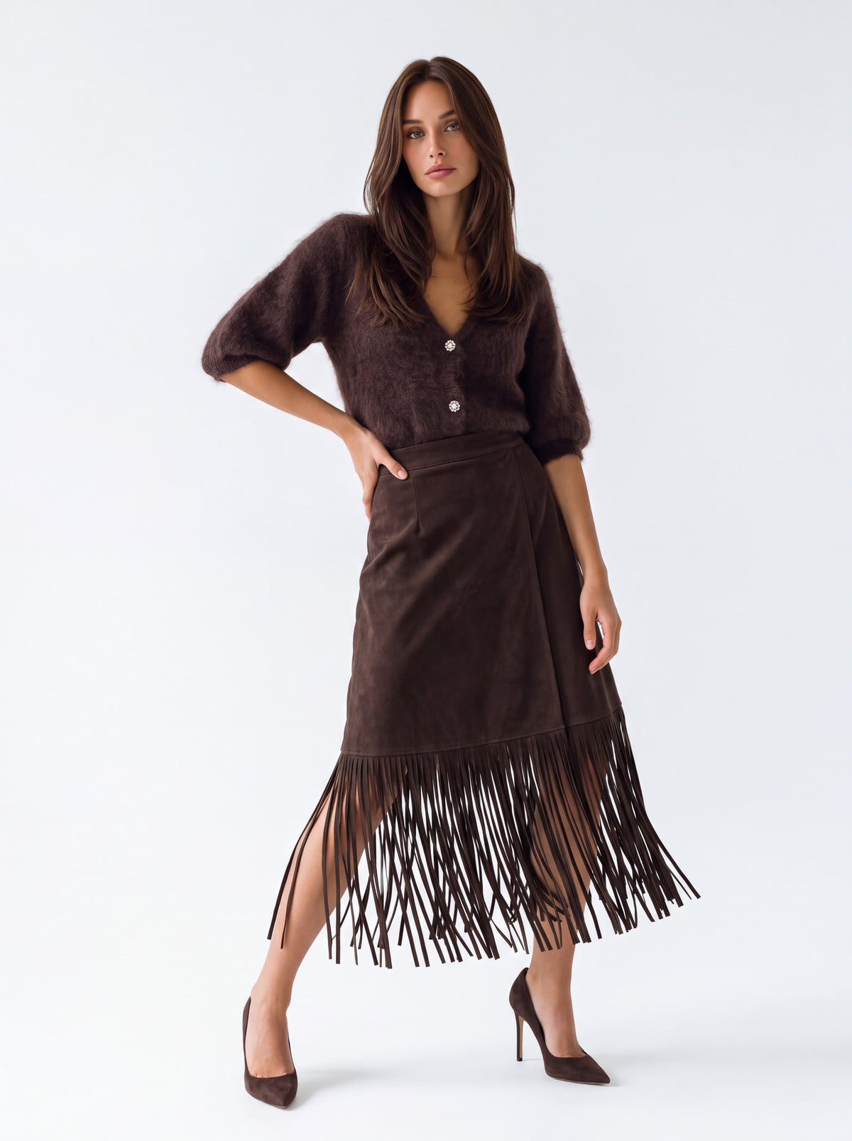 Cardigan Colette – Cioccolato Cardigan donna