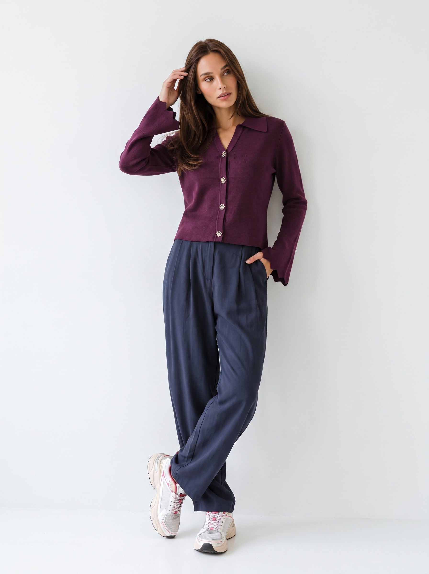 Pantalone Nerissa - Blu Pantalone donna
