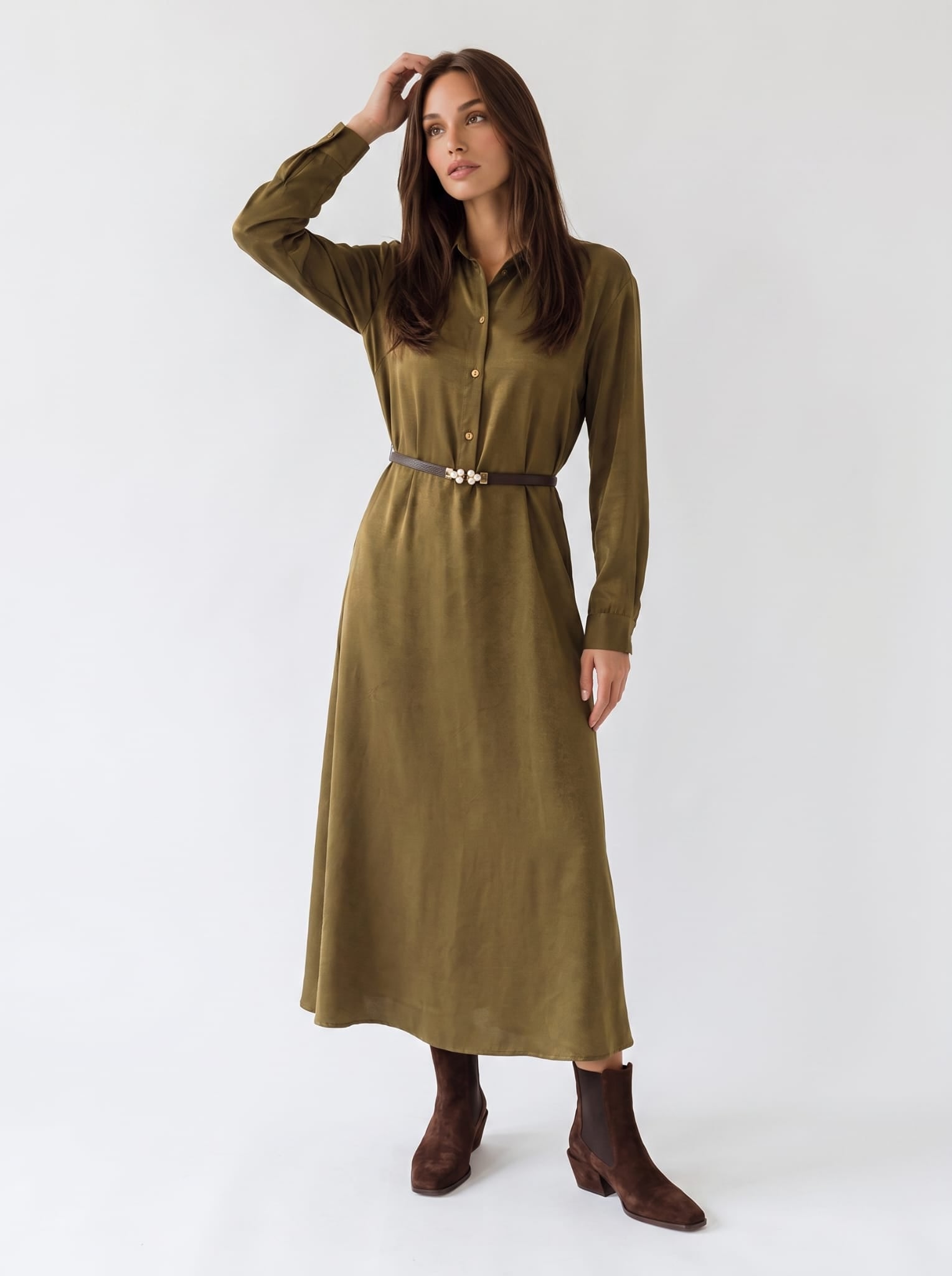 Coordinato Nerissa - Verde olio Coordinato donna