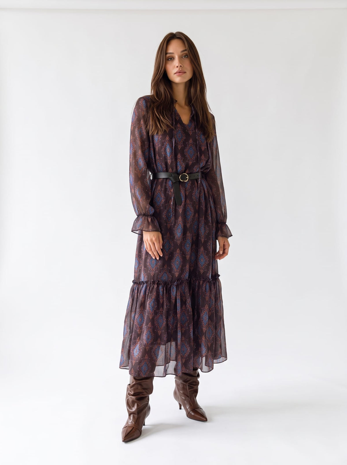 Abito Zelmira – Prugna Multicolor Abito donna