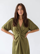 Abito Anna - Verde olio Abito donna