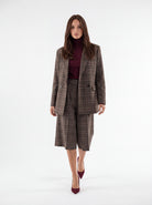 Tailleur Mazarine – Taupe / Bordeaux Tailleur donna