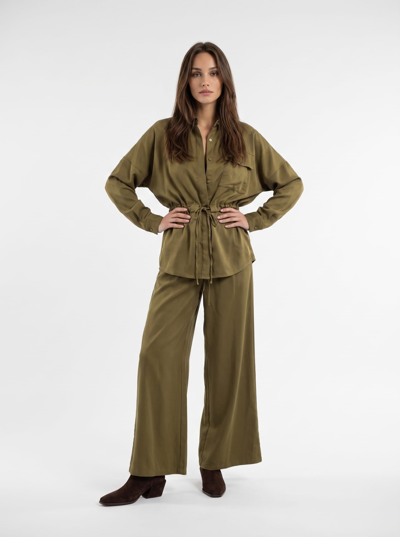 Coordinato Thalia - Verde olio Coordinato donna
