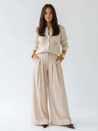 Pantalone Venere - Panna donna