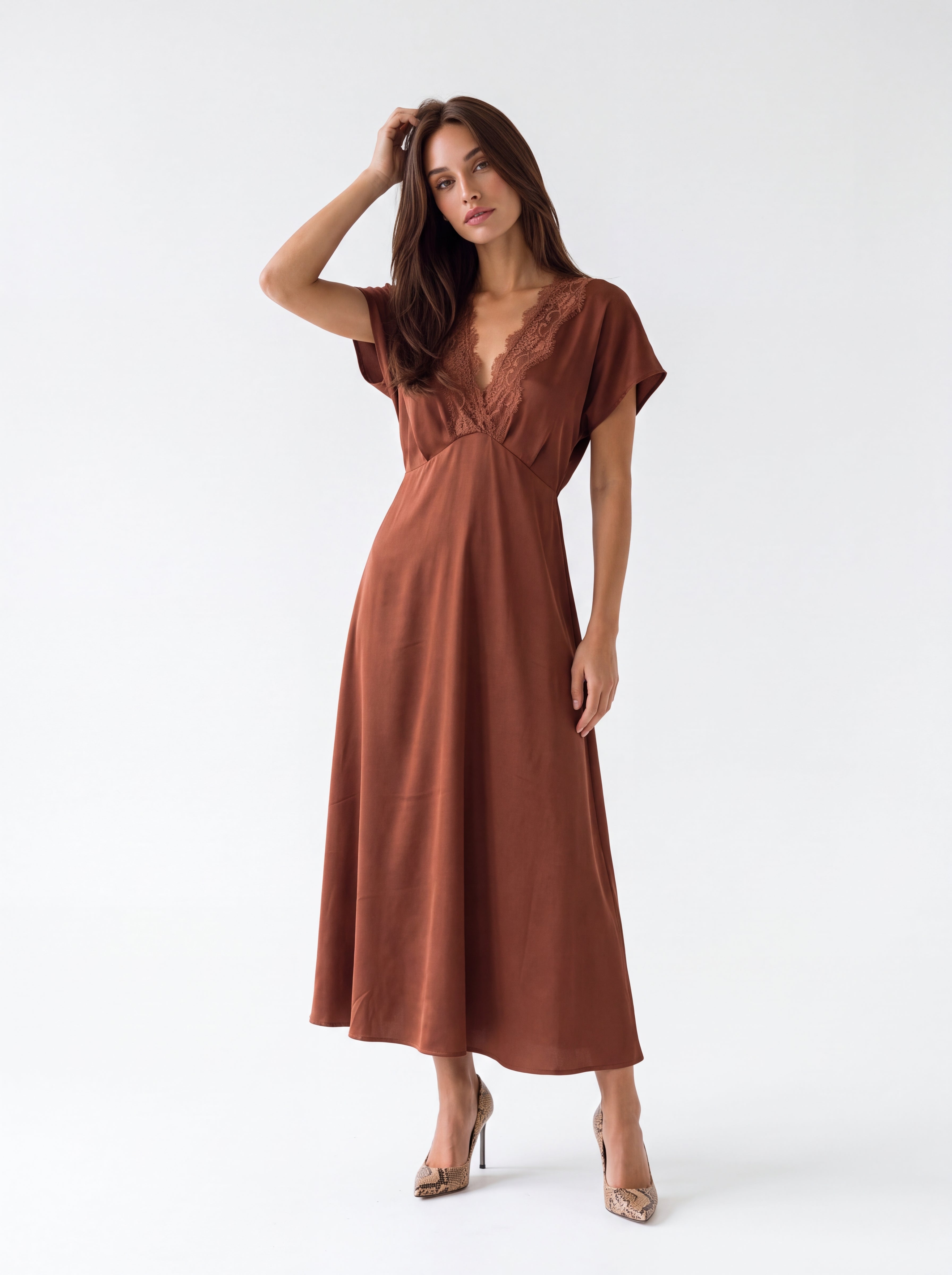 Abito Elsa - Ruggine Abito donna