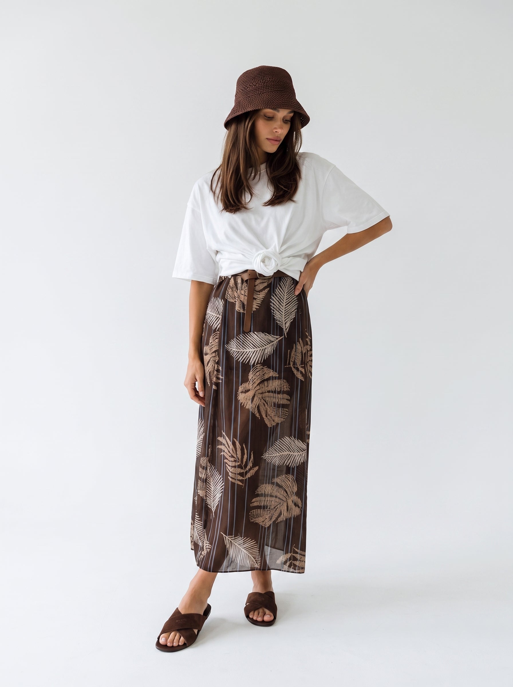 T-Shirt Brooklyn - Bianco donna