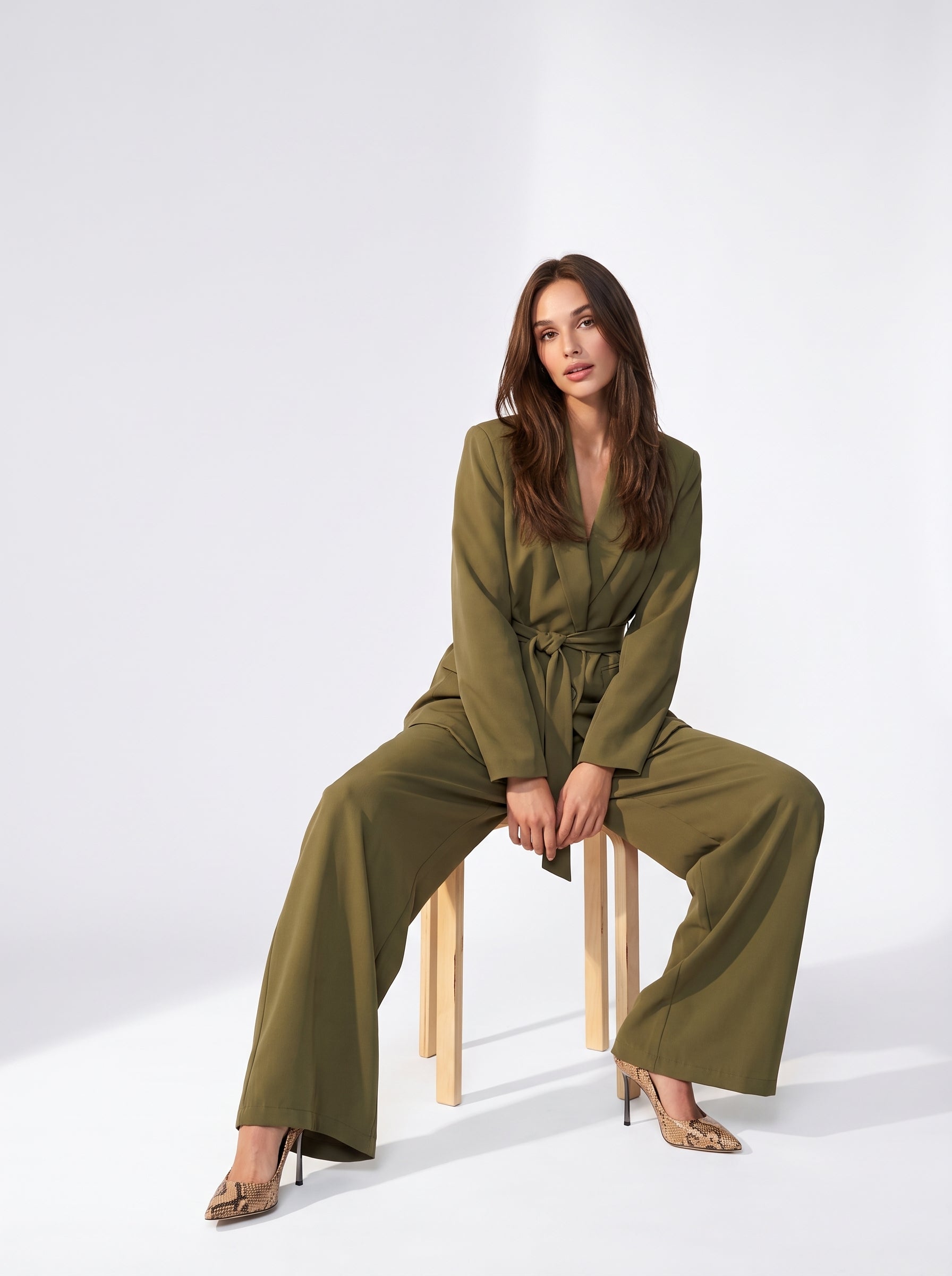 Tailleur Esperia - Verde oliva Tailleur donna