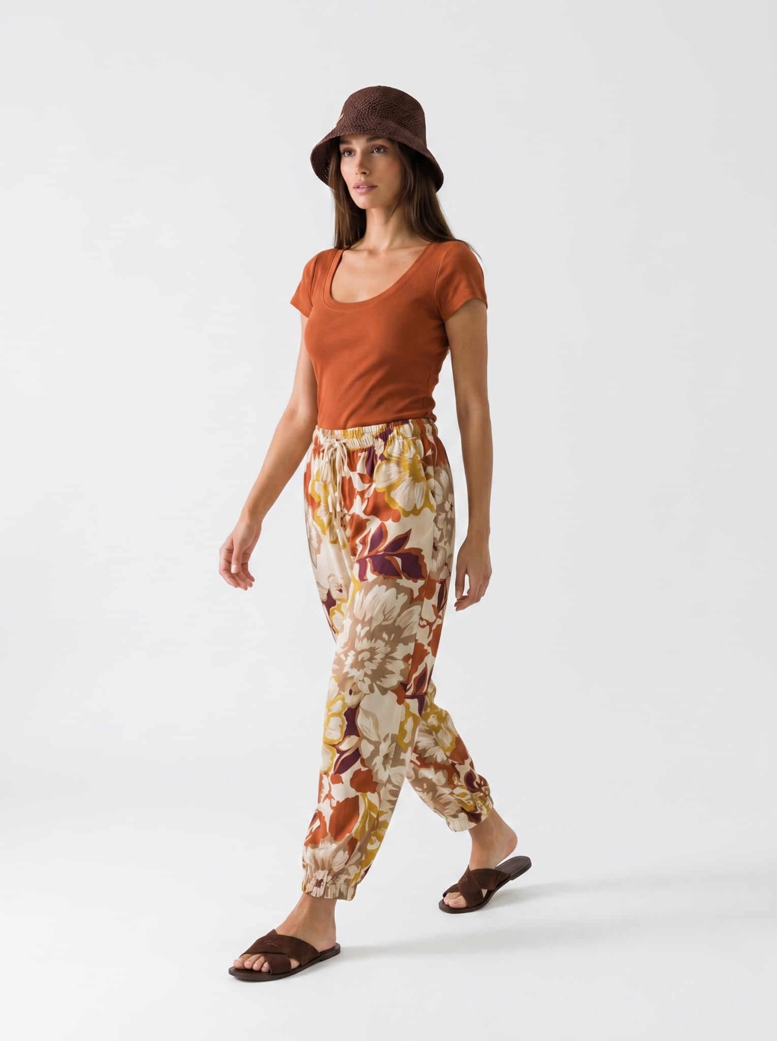 Pantalone Giada - Ruggine donna