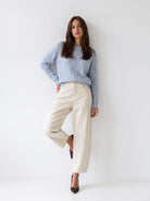 Pullover Sidonie – Celeste polvere Maglia donna