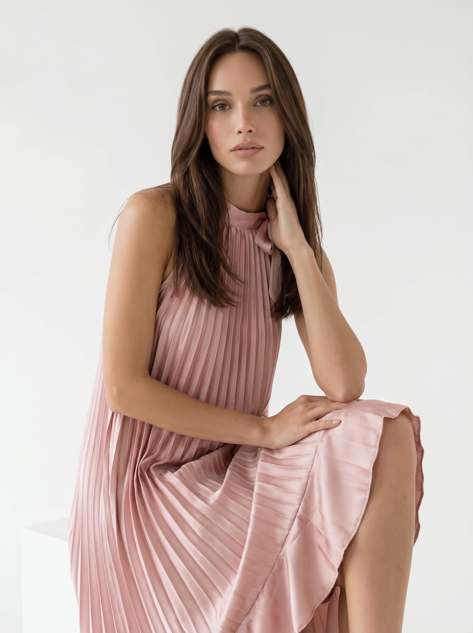 Abito Edera - Rosa cipria donna
