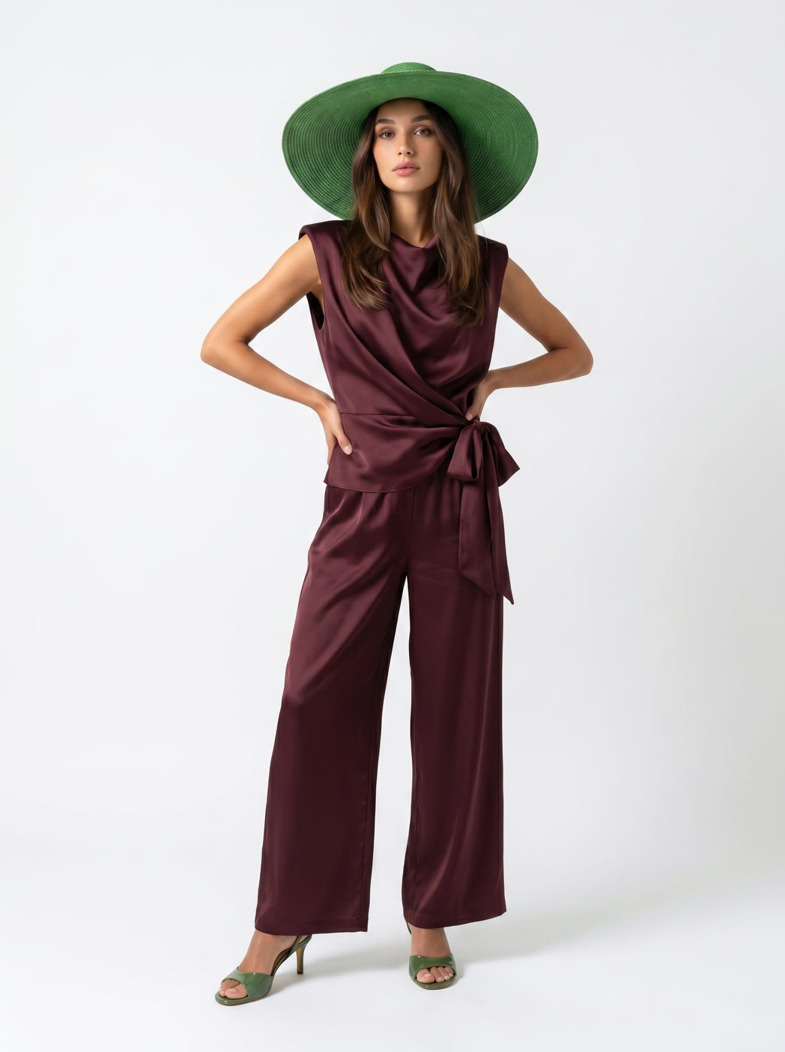 Coordinato Nerissa - Bordeaux donna