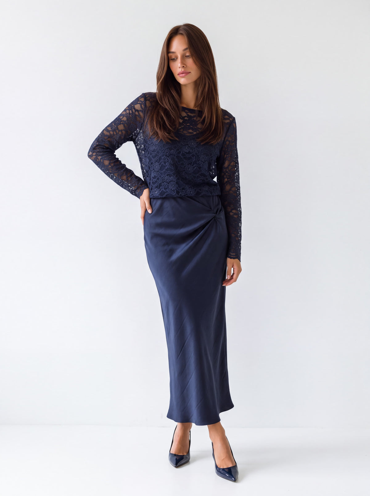 Maglia Clémence – Blu Maglia donna