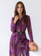 Chemisier Selene - Prugna Abito donna