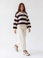 Polo Sélen– Testa di Moro / Panna Maglia donna