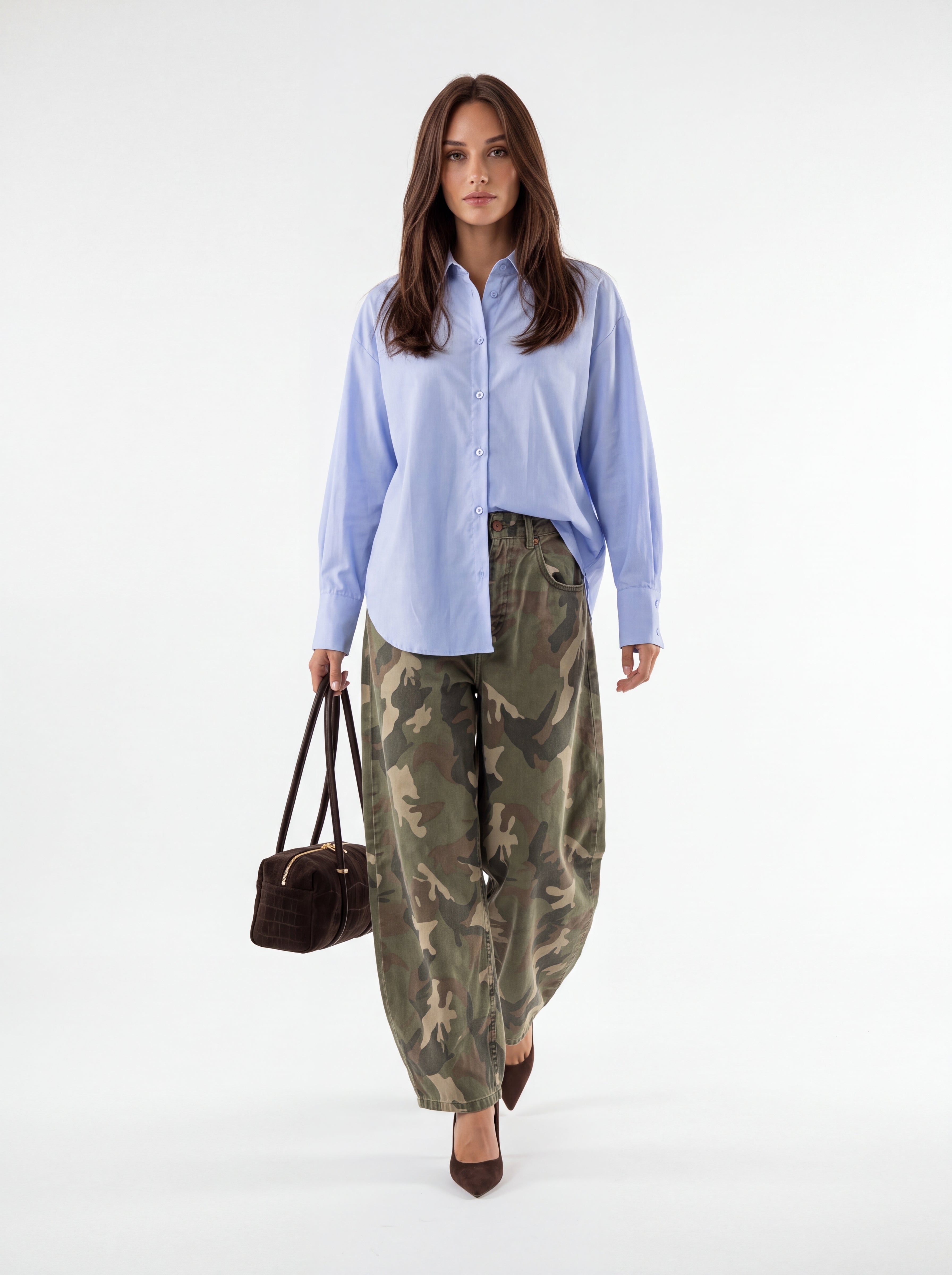 Camicia Éléonore -Azzurro Camicia donna