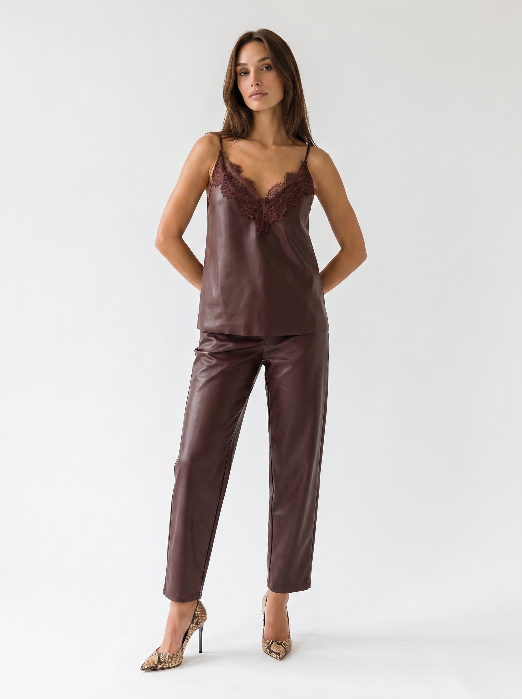 Coordinato Sigrid - Borgogna Coordinato donna