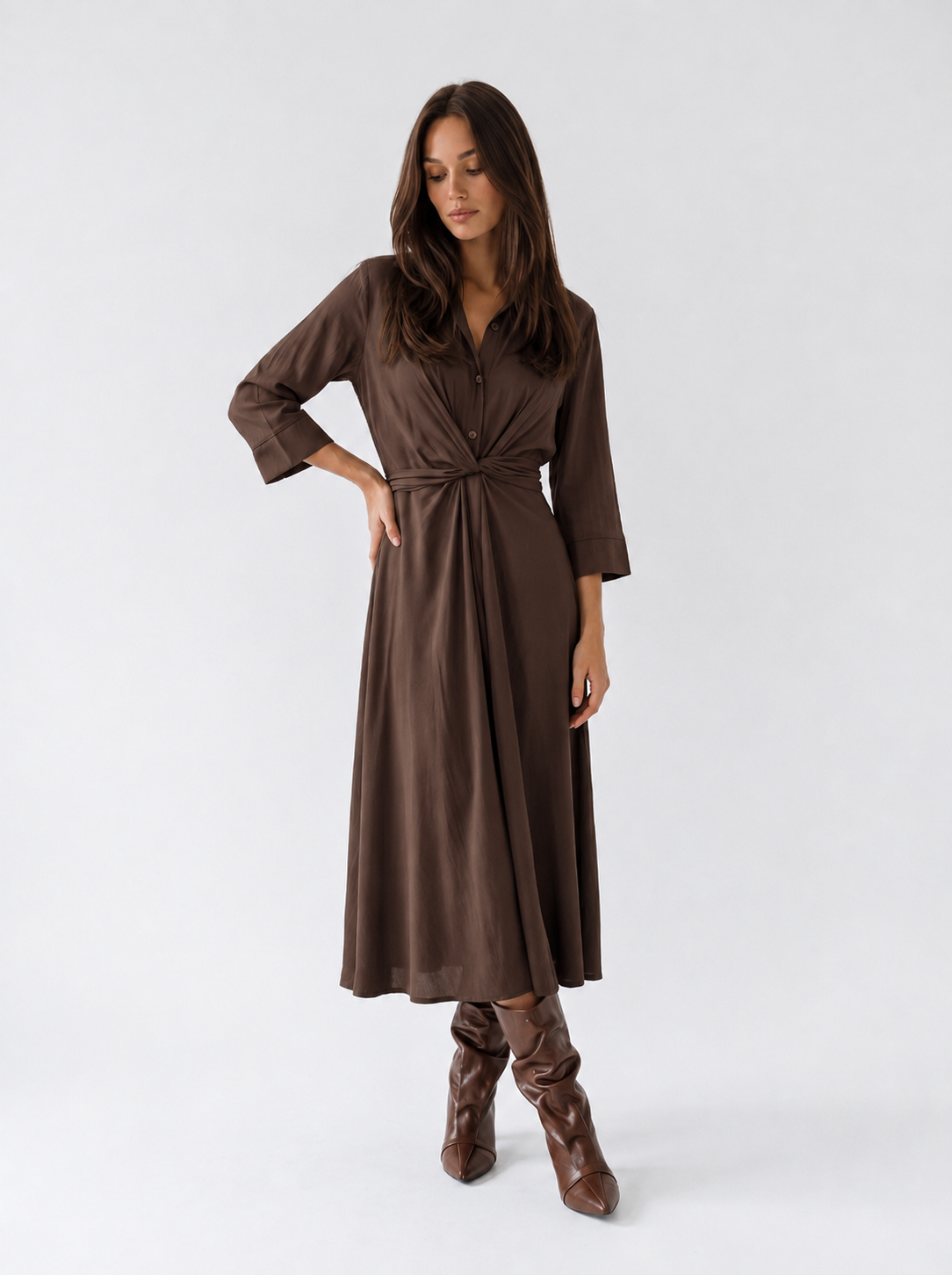 Abito Lyra - Marrone Abito donna