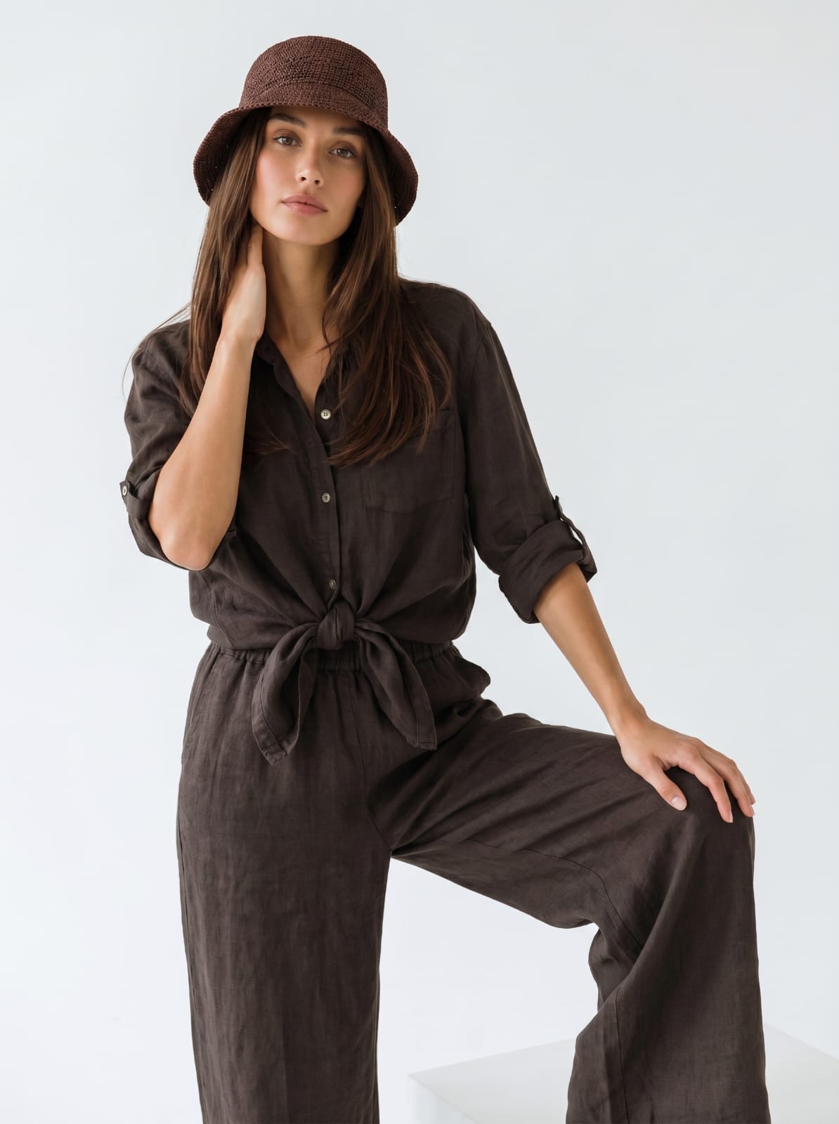 Coordinato Malaga - Marrone donna