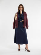 Cardigan Zafira - Bordeaux Cardigan donna