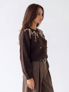 Cardigan Amarante – Marrone Mélange Cardigan donna