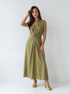 Abito Dafne - Verde olio donna