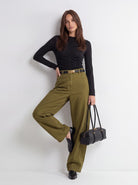 Pantalone Aurore – Verde Oliva Pantalone donna