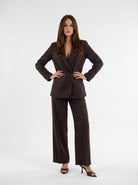 Tailleur Giselle - Marrone Tailleur donna