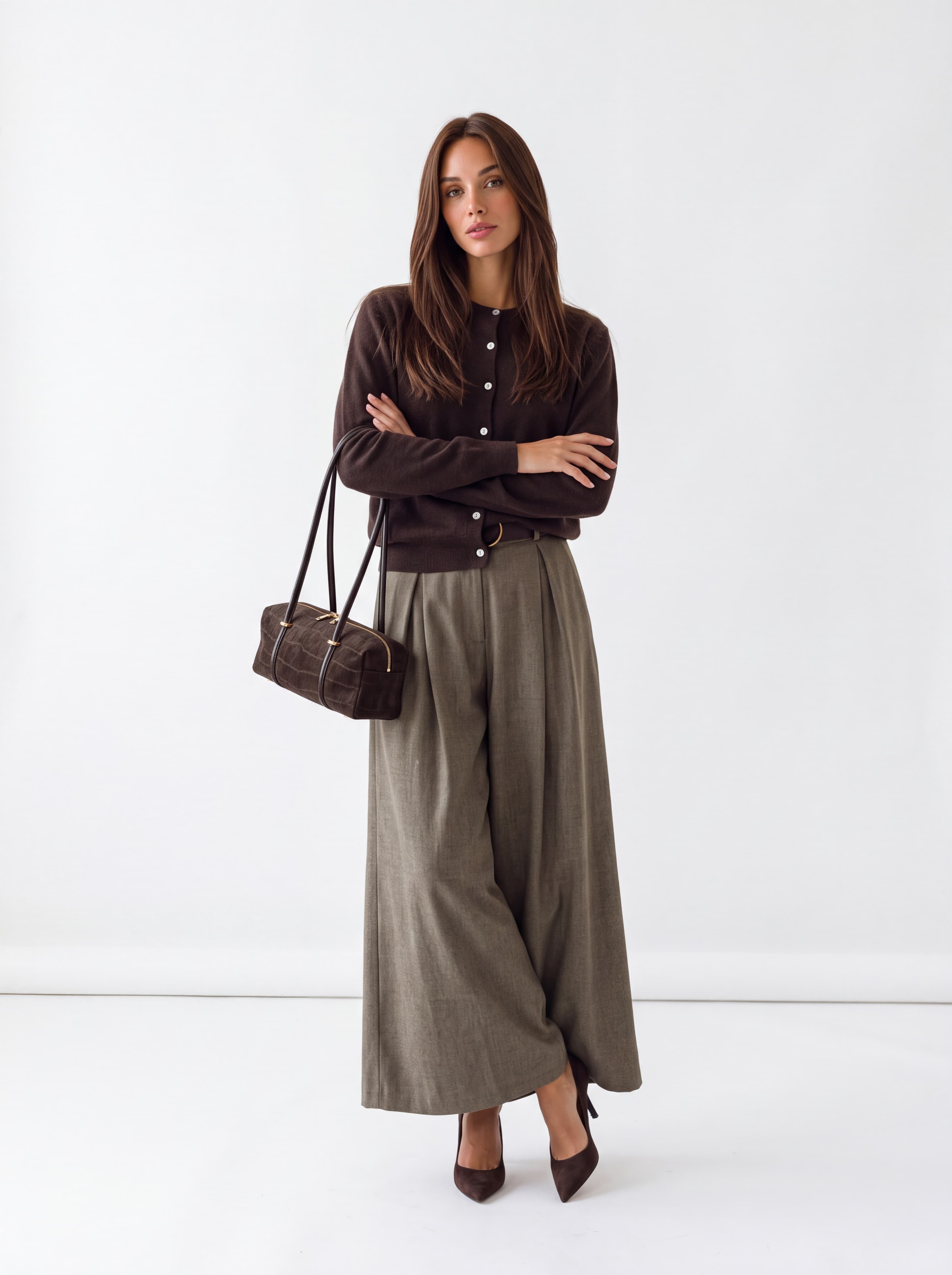 Pantagonna Isadora – Tortora Mélange donna
