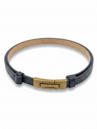 Cintura Elin in vera pelle con fibbia clip – donna