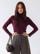 Dolcevita Léandre – Bordeaux Maglia donna