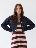 Giubbotto Maelle – Denim Blu Scuro Capispalla donna