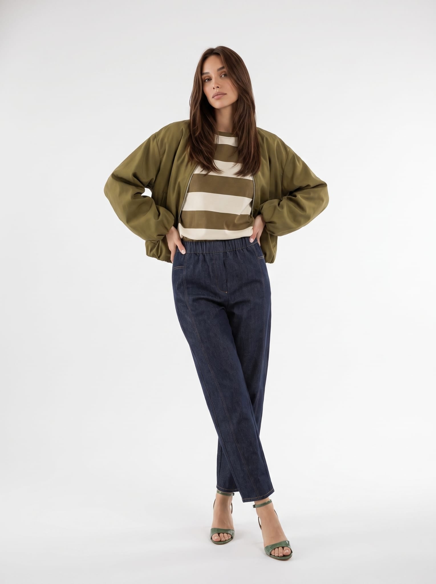 Bomber Isolde - Verde Oliva Capispalla donna