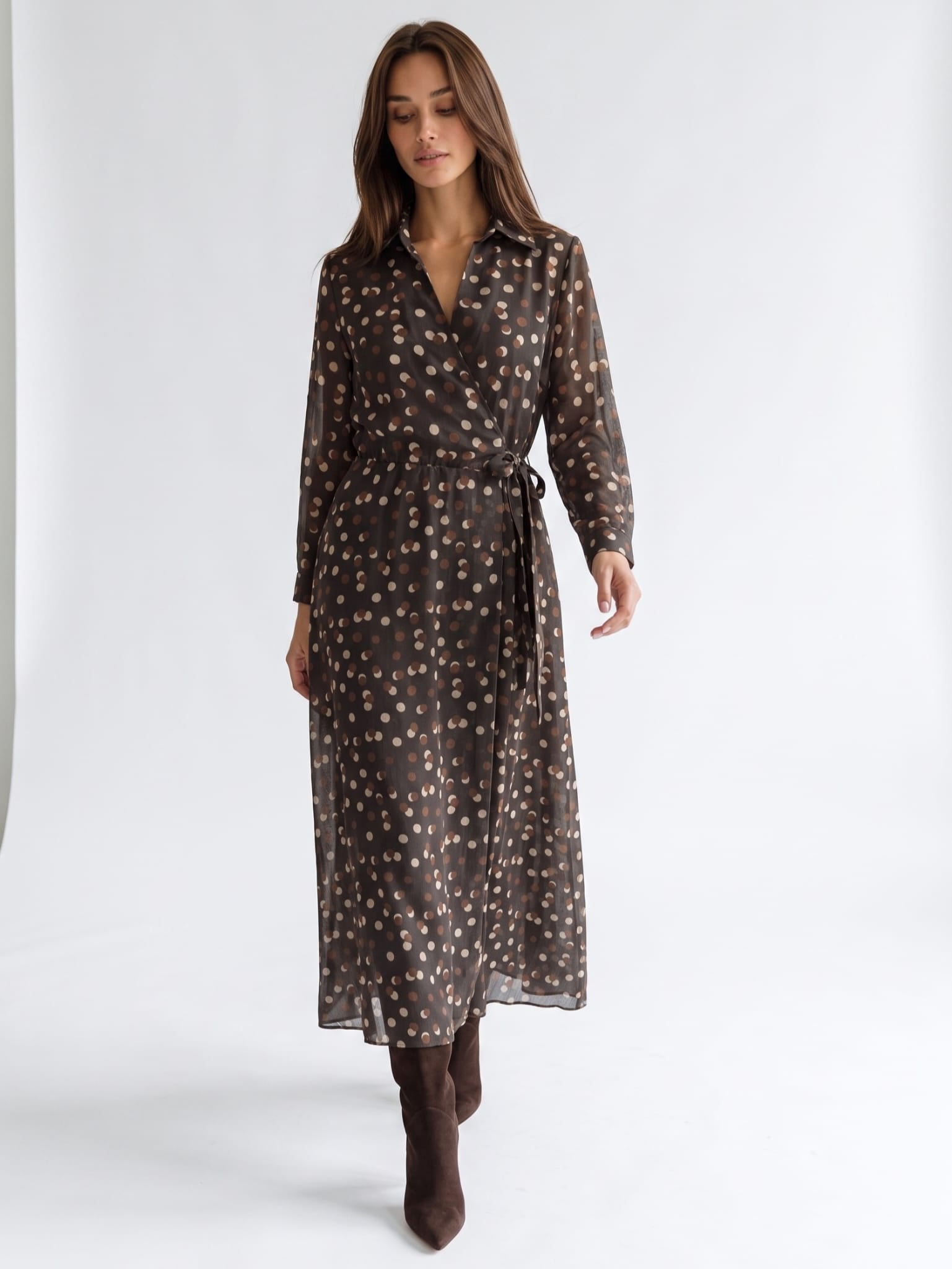 Abito Althea - Pois Ruggine Abito donna