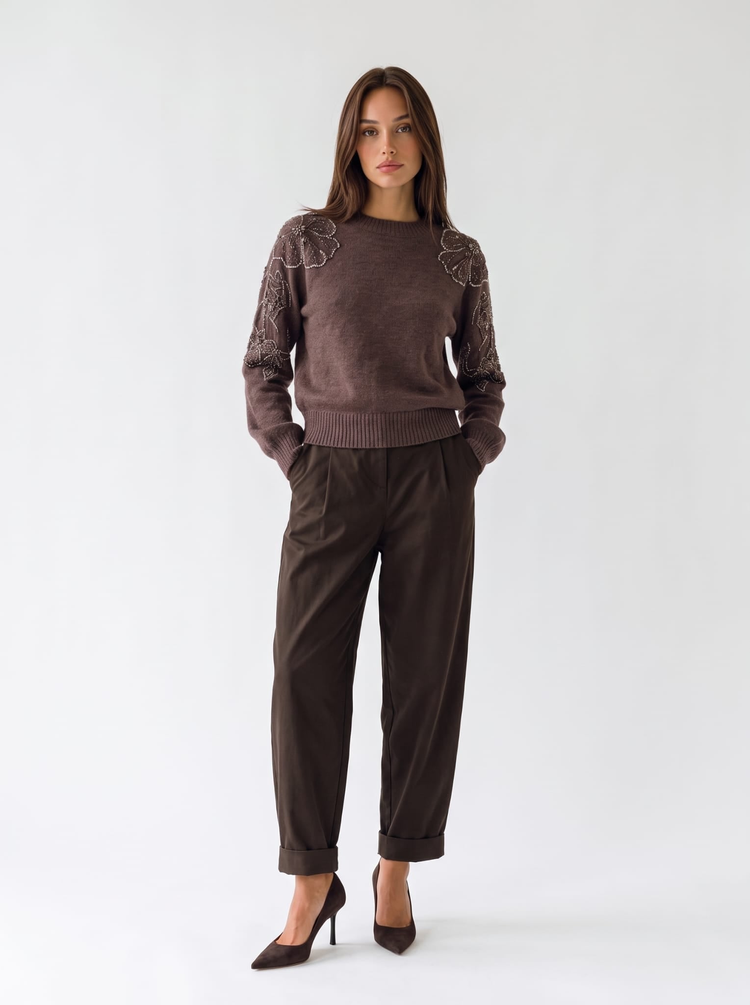 Pullover Cléophée - Marrone Maglia donna