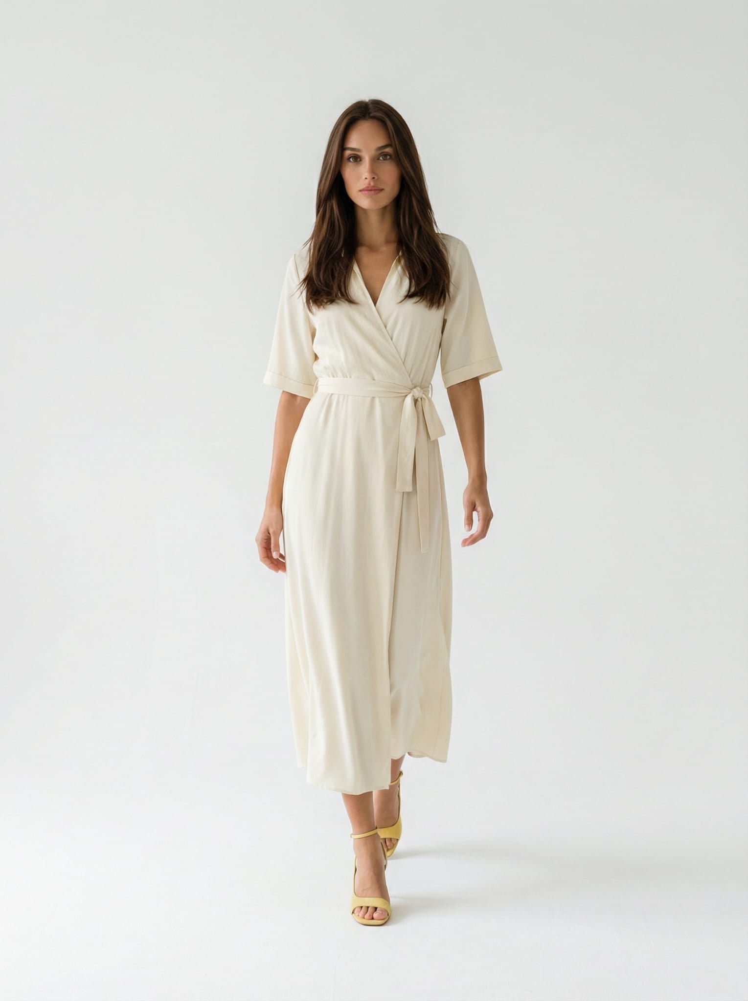 Abito Ginevra - Giallo pallido donna