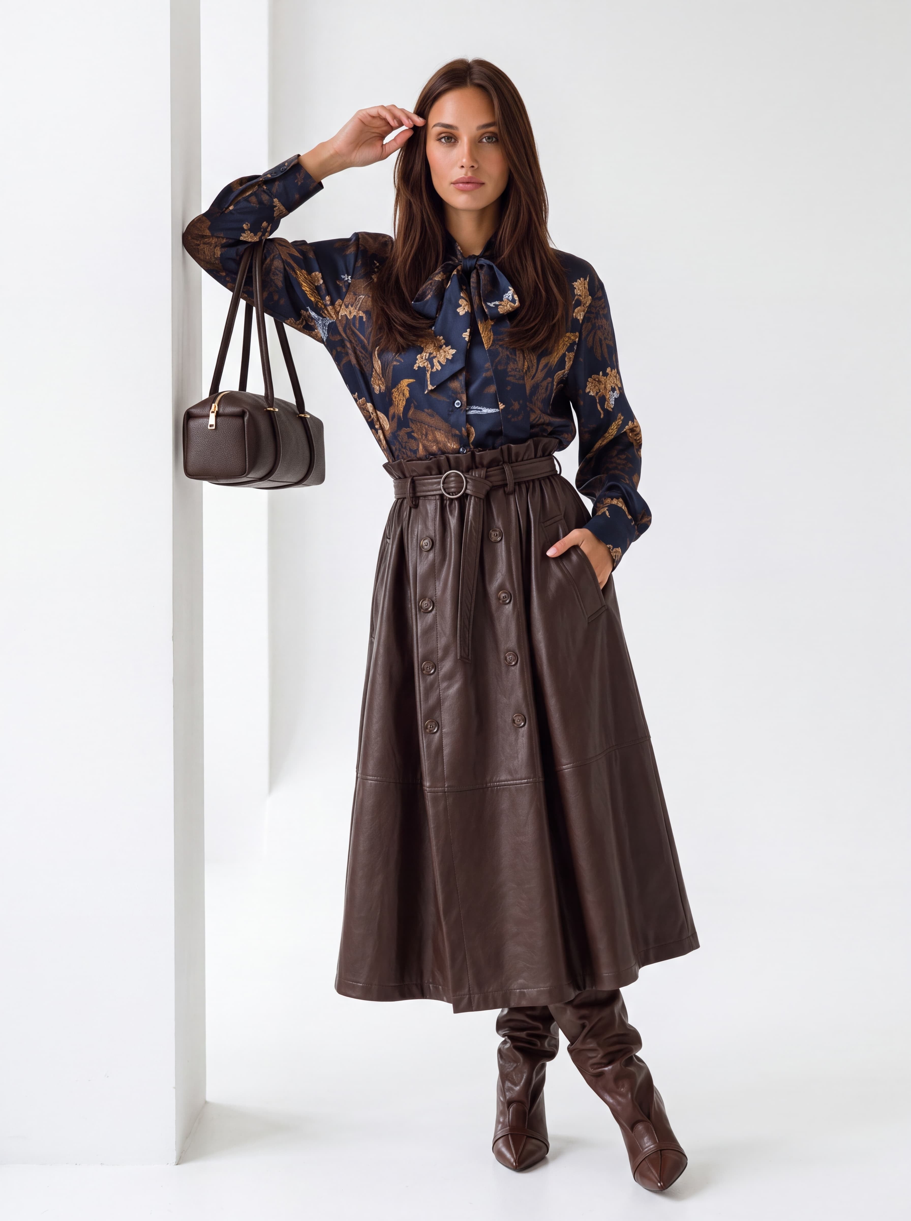 Camicia Théa – Blu scuro Camicia donna