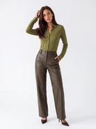 Camicia Osmée – Verde Oliva Camicia donna